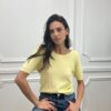 Top Leny recto verso jaune