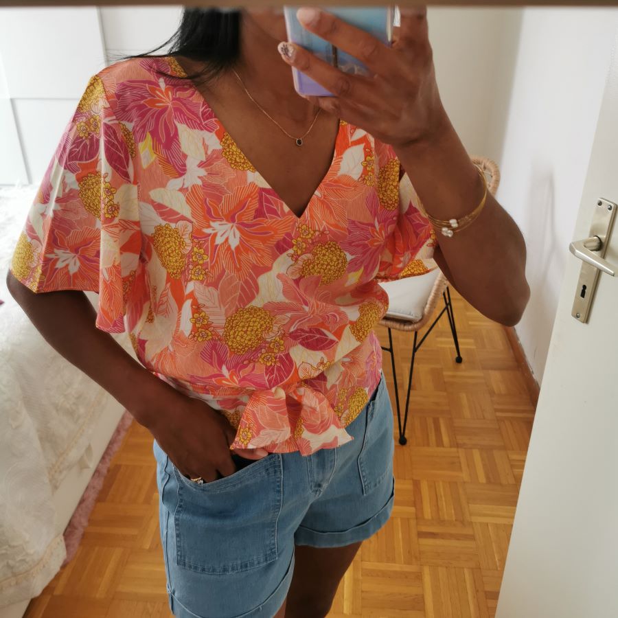 Top Daphné à Fleurs Top Daphné à Fleurs
