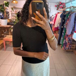 Top Leny recto verso noire
