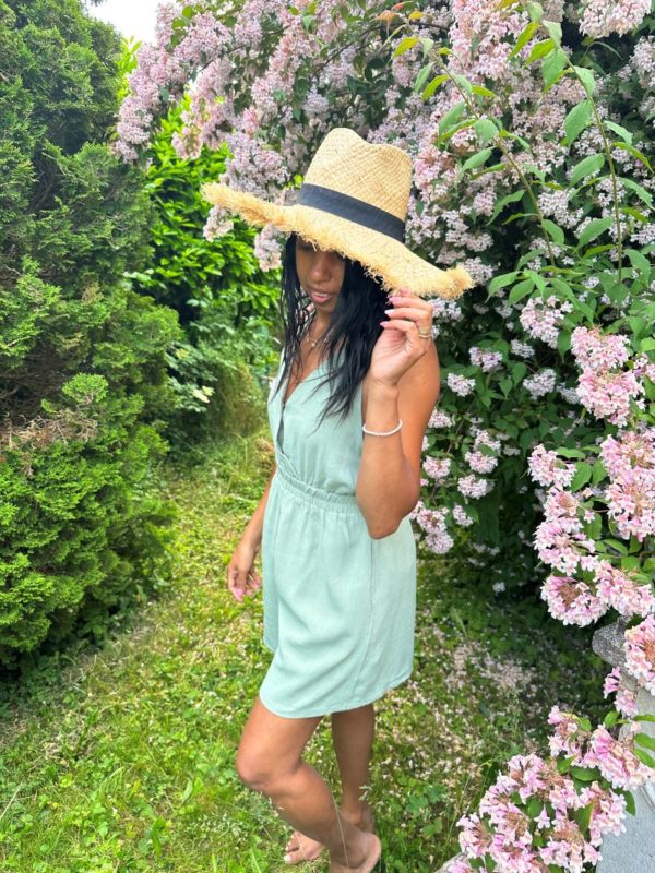 Combi short  Luana dos croisé vert eau – Image 4